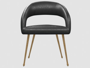 laurel dining chair by kelly wearstler 3D Модель