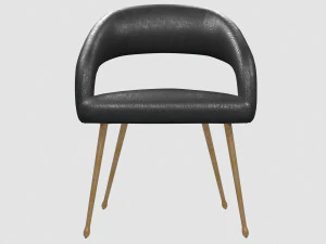 laurel dining chair by kelly wearstler 3D Model