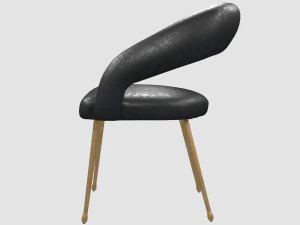 laurel dining chair by kelly wearstler 3D Model