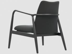 chair charles all black pols potten Modèle 3D