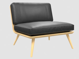 spine lounge suite chair fredericia 3Dモデル