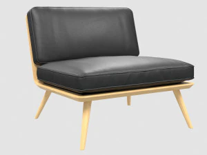 omurga salon takımı sandalye fredericia 3D Model