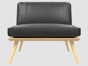 spine lounge suite chair fredericia 3D Model