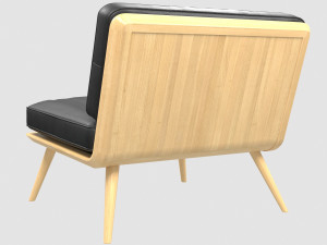 spine lounge suite chair fredericia 3D Model