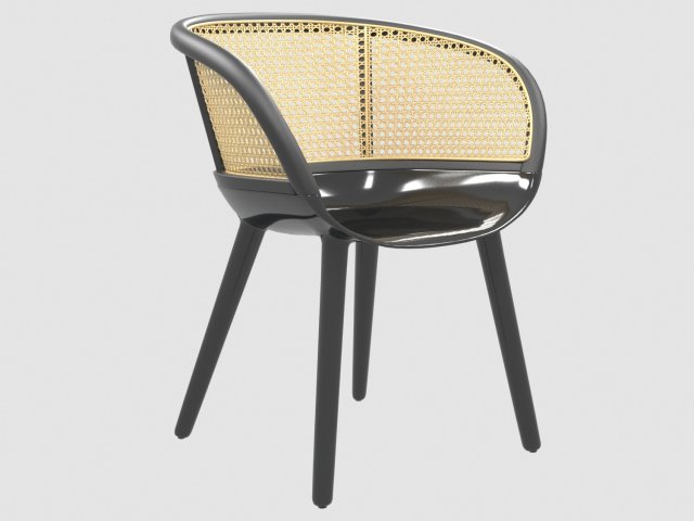 cyborg vienna design armchair by marcel wanders 3D Model .c4d .max .obj .3ds .fbx .stl .blend 