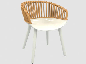 Marcel Wanders의 클럽 사이보그 안락 의자 3D 모델