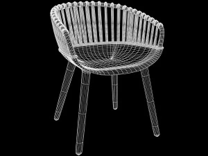 club cyborg armchair by marcel wanders 3D Model