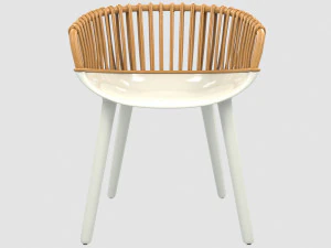 club cyborg armchair by marcel wanders 3D Model