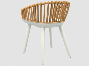 club cyborg armchair by marcel wanders 3D Model