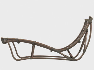 michelangelo chaise longue sika design Model 3D