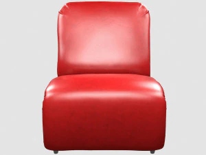 etcetera low chair by jan ekselius 3D Model