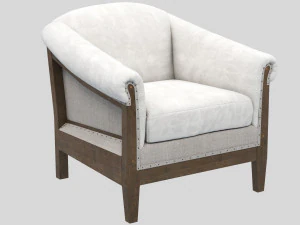 avis nude armchair crearte collection roxy reborn 3D Model