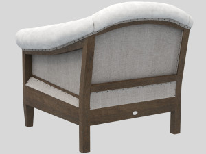avis nude armchair crearte collection roxy reborn 3D 모델