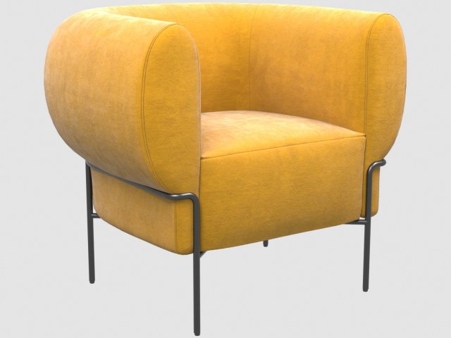 madda lounge chair by michael felix 3D Model .c4d .max .obj .3ds .fbx .stl .blend 