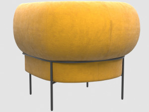 madda lounge chair by michael felix 3D Model