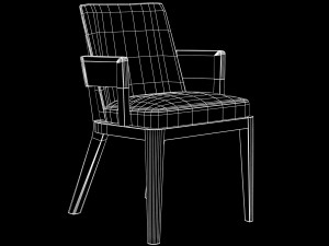 robinson armchair liaigre Modèle 3D