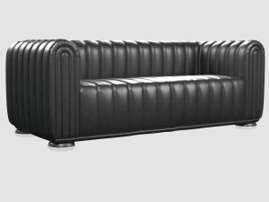club 1910 sofa by josef hoffmann 3D Модель
