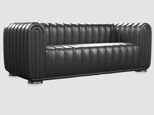 club 1910 sofa by josef hoffmann 3D Model