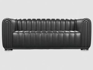 club 1910 sofa by josef hoffmann 3D Model