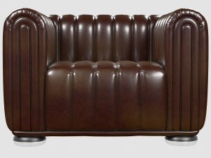 club 1910 chair by josef hoffmann 3D Модель