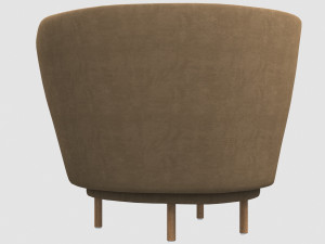 dandy armchair by massproductions 3D Модель