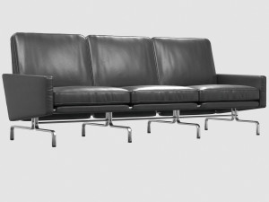 pk31 sofa poul kjaerholm 3D 모델