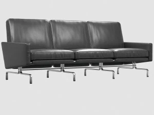 pk31 sofa poul kjaerholm 3D Model