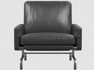 pk31 lounge chair poul kjaerholm Model 3D