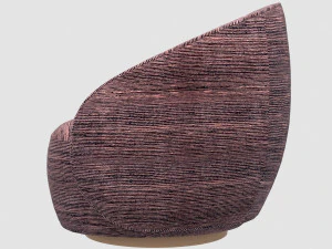 wetherly swivel chair stroke fabric in shell onyx kelly wearstler 3D Model
