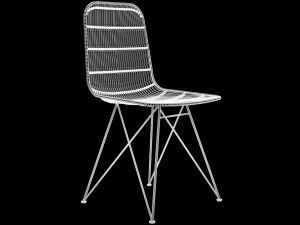 darling rattan chair by bloomingville 3D Model