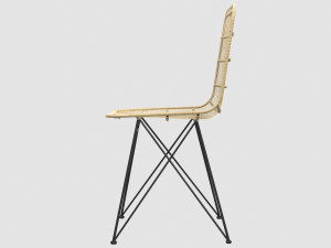 darling rattan chair by bloomingville 3D Model