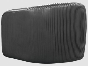 souffle club chair ruched by kelly wearstler 3D Model