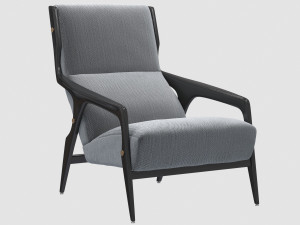 1964 armchair gio ponti Modèle 3D