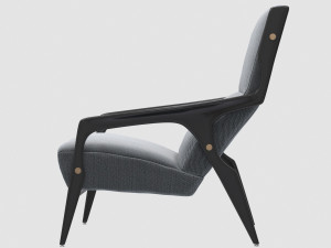 1964 armchair gio ponti 3D 모델
