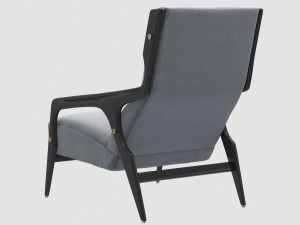 1964 armchair gio ponti 3D 모델