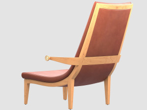 senna lounge chair eriknar Modello 3D