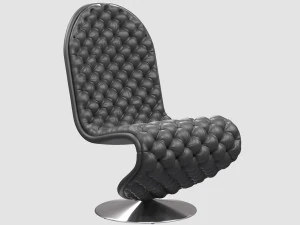 panton system 1-2-3 lounge chair verner panton collection 3D Model