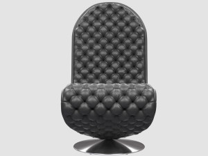 panton system 1-2-3 lounge chair verner panton collection Modelo 3D