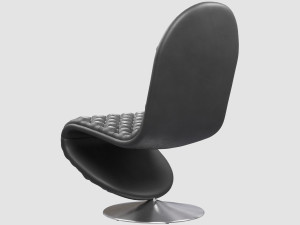 panton system 1-2-3 lounge chair verner panton collection Modelo 3D