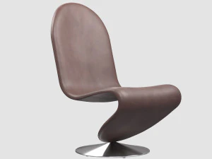 panton system 1-2-3 lounge chair verner panton collection 3D Model
