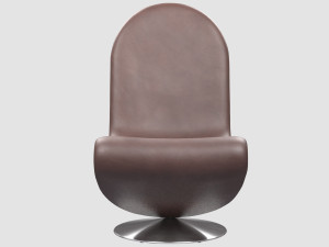 panton system 1-2-3 lounge chair verner panton collection Modelo 3D