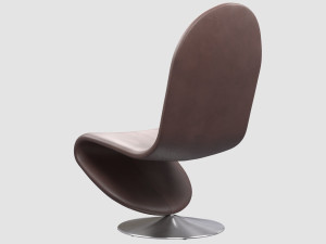 panton system 1-2-3 lounge chair verner panton collection Modelo 3D
