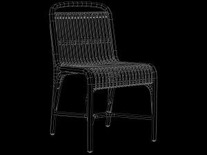 gata chair expormim 3D मॉडल