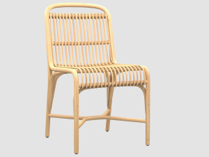 gata chair expormim 3D मॉडल