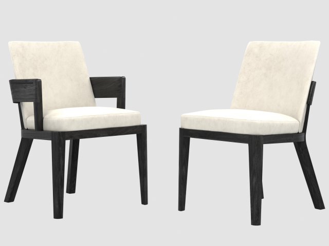 robinson chair collection liaigre 3D 模型 .c4d .max .obj .3ds .fbx .stl .blend 