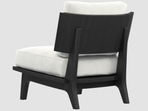 hestia lounge chair liaigre Modèle 3D