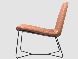 slope lounge chair west elm 3Dモデル