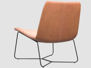 slope lounge chair west elm 3Dモデル