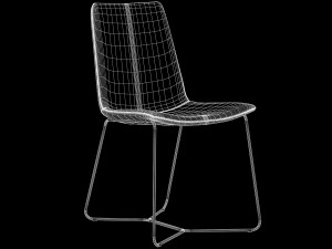 slope chair west elm 3Dモデル