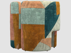 fairfax chair apricot by kelly wearstler 3D 모델